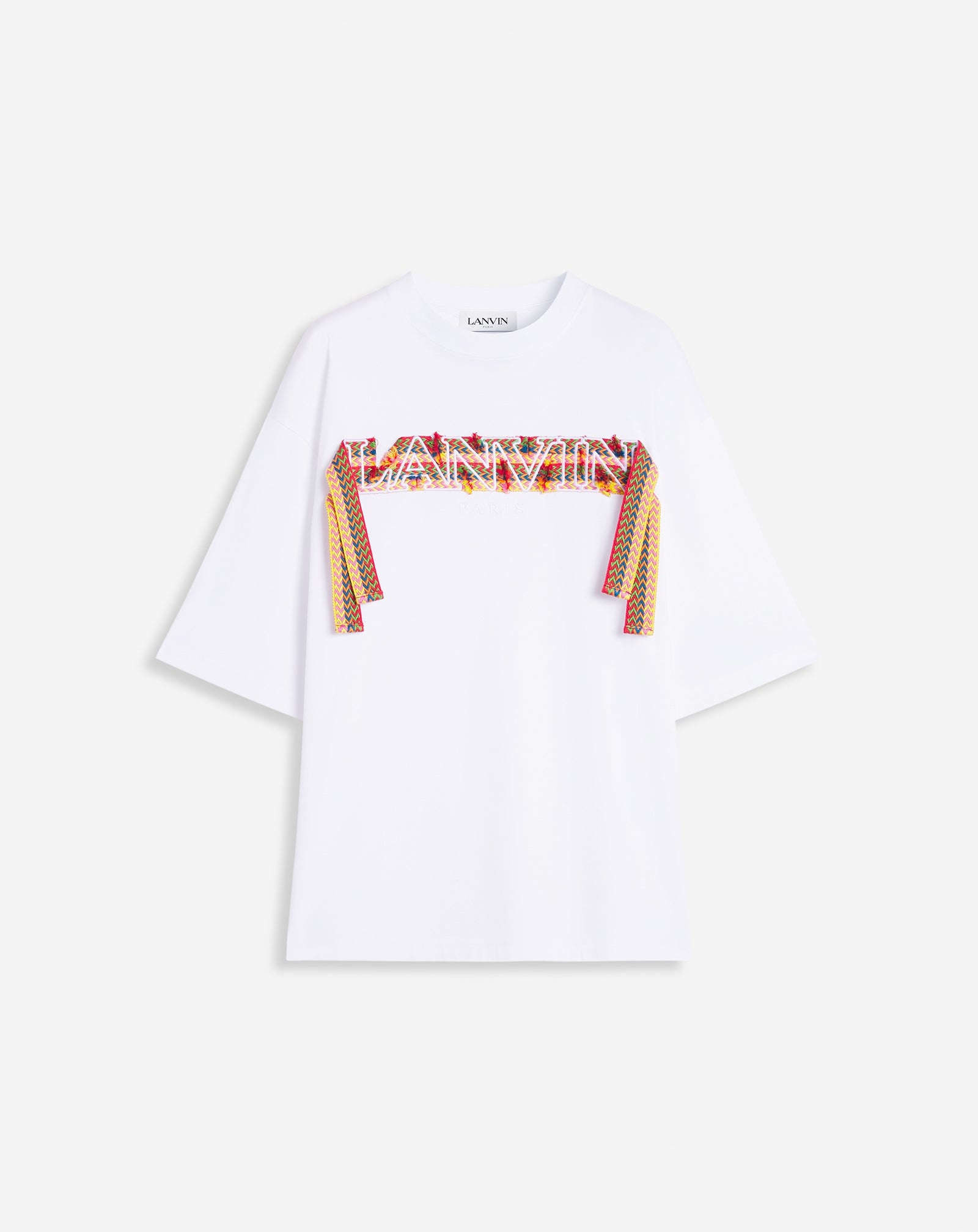 CURB LANVIN EMBROIDERED OVERSIZED T-SHIRT - 1