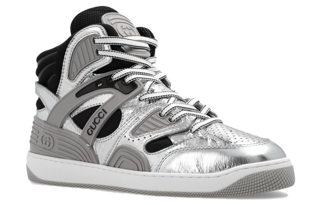 Gucci Basket High 'Silver Black' 724005-AABB8-8142 - 3