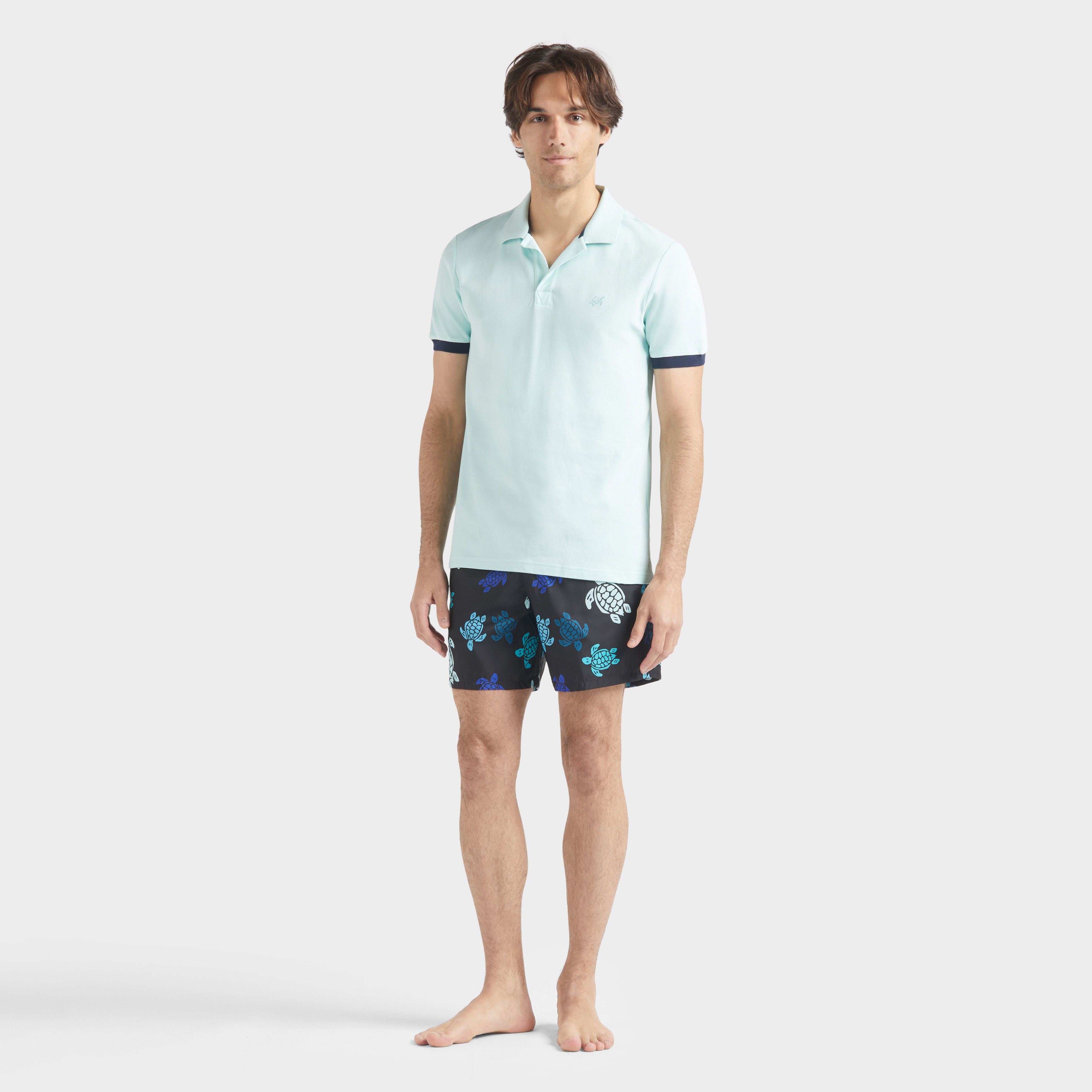 Men Cotton Polo Solid - 3