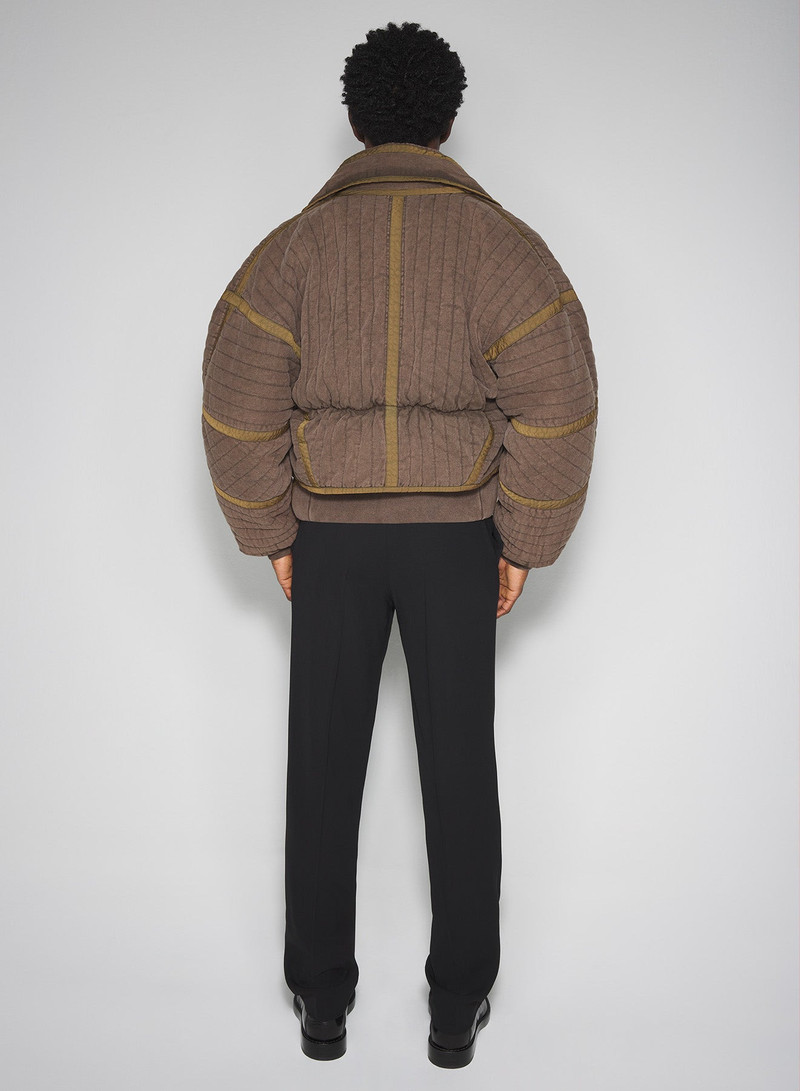 brown quilted cargo jacket 3