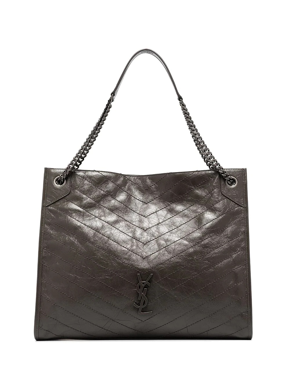 Niki quilted-effect tote bag - 1