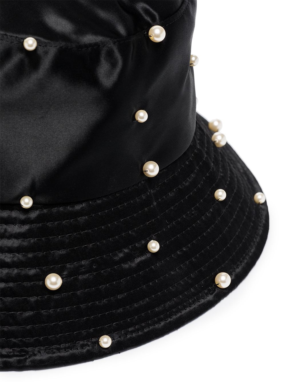 Mallorie pearl-embellished bucket hat - 5