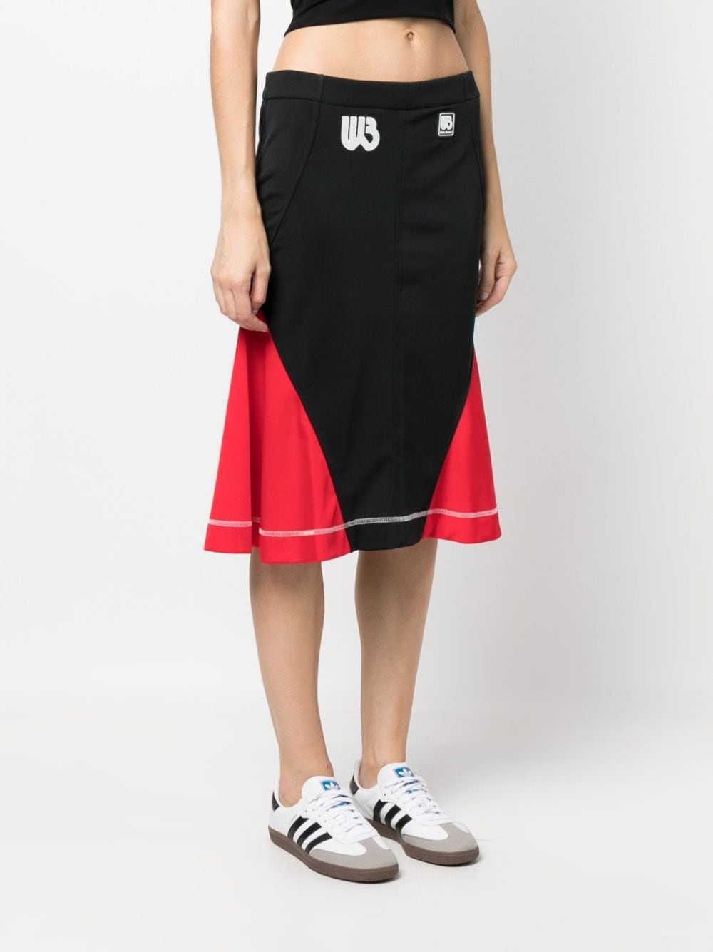 colour-block midi skirt - 3