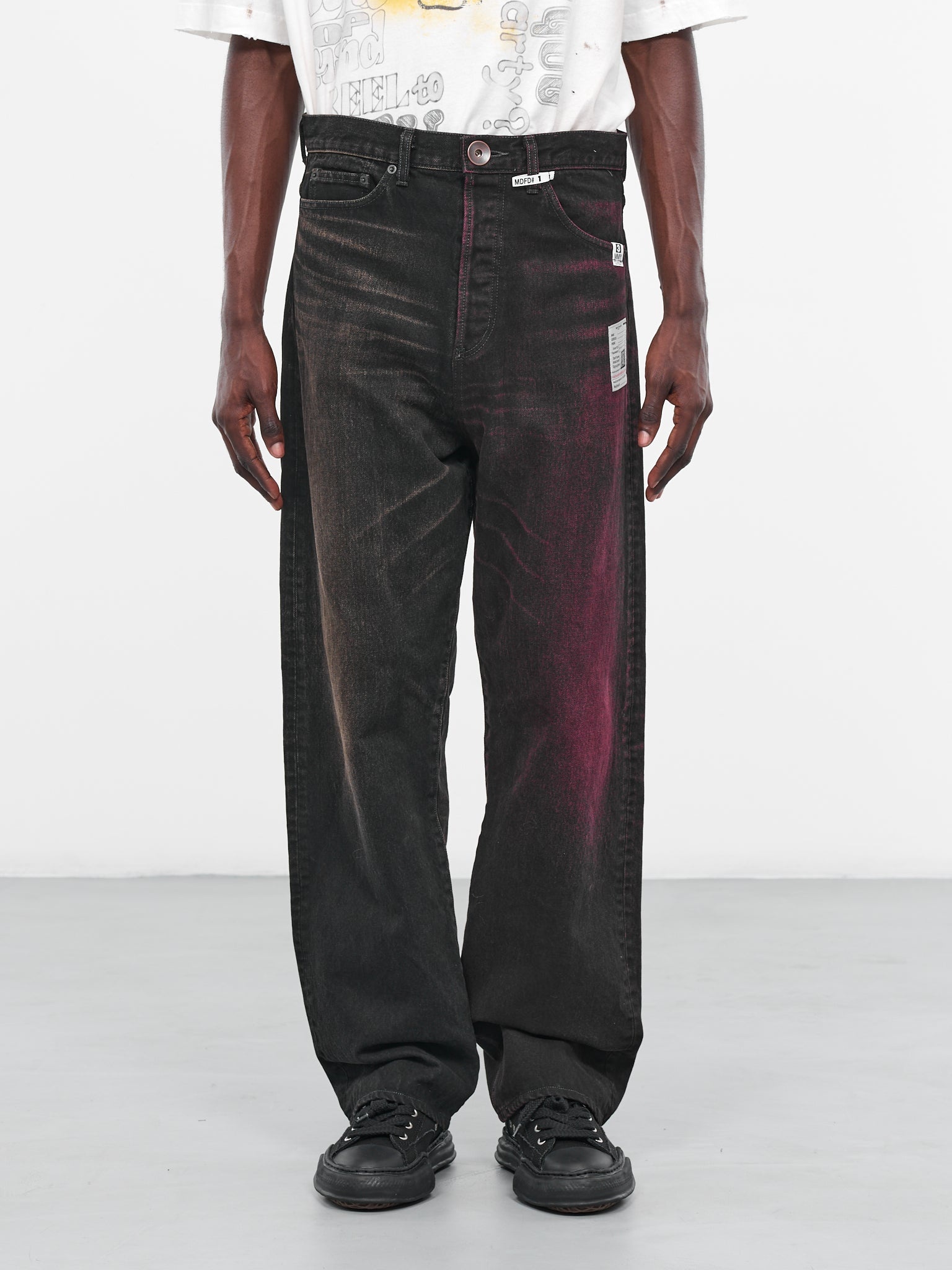 Maison MIHARAYASUHIRO W-Combined Denim Pants | hlorenzo | REVERSIBLE