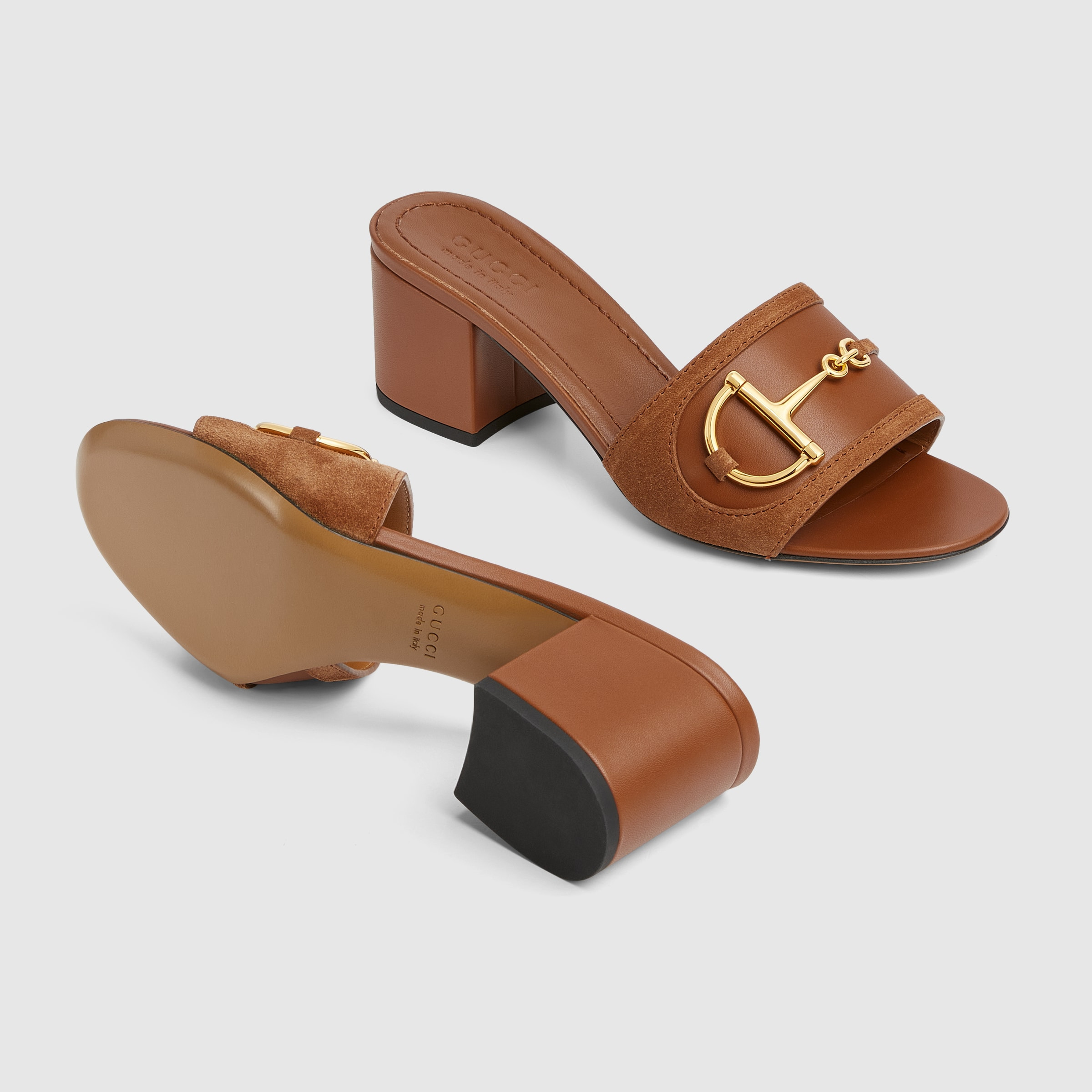 Women's slide sandal with Horsebit - 5
