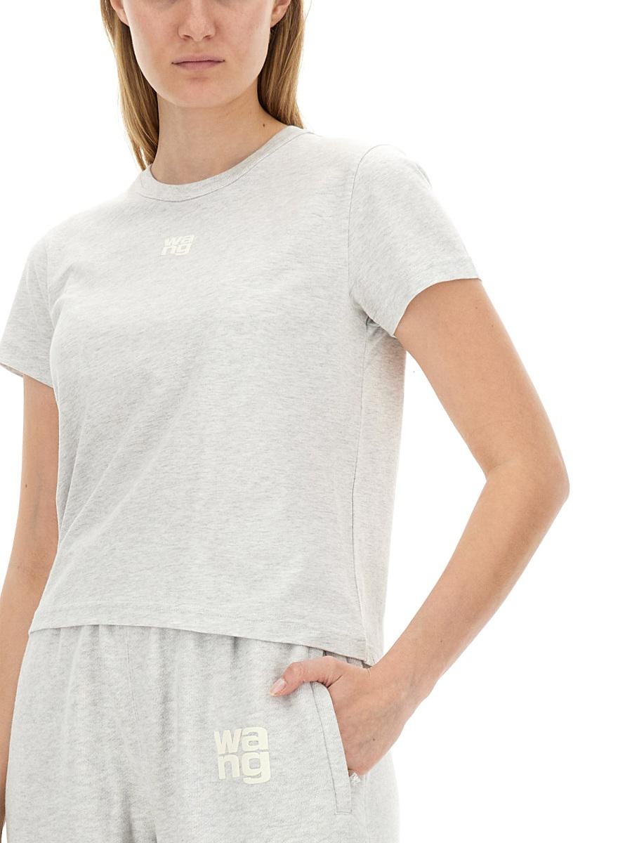 T By Alexander Wang T BY ALEXANDER WANG ESSENTIAL SHRUNK T-SHIRT - 3