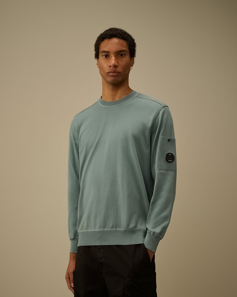Cotton Sea Island Crewneck Lens Sweater 3