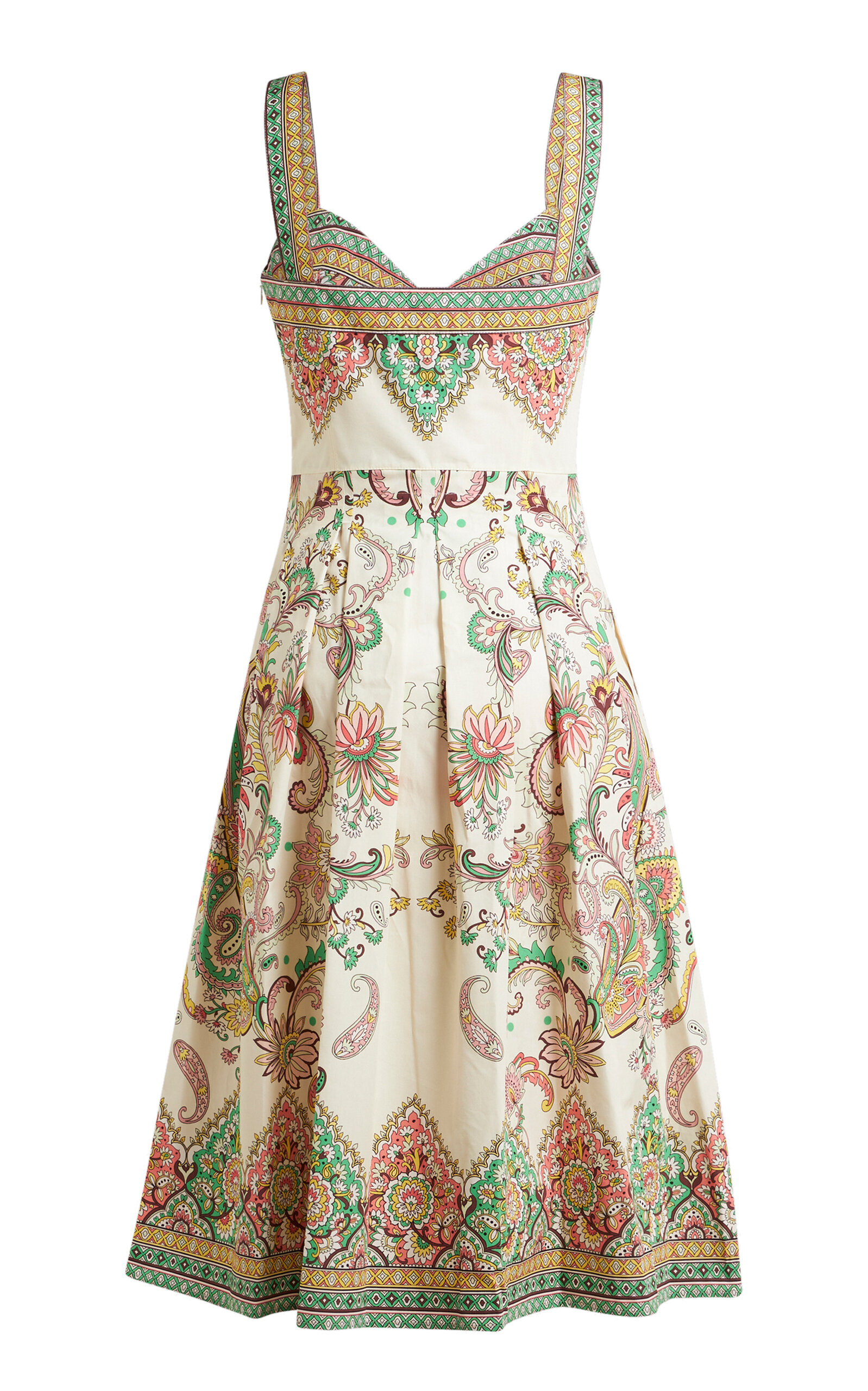 Printed Cotton Midi Dress multi - 5