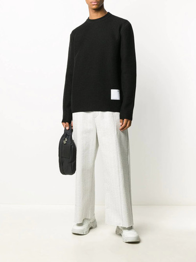 OAMC waffle-knit wool sweater outlook