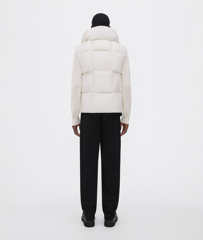 padded nylon intreccio gilet 3