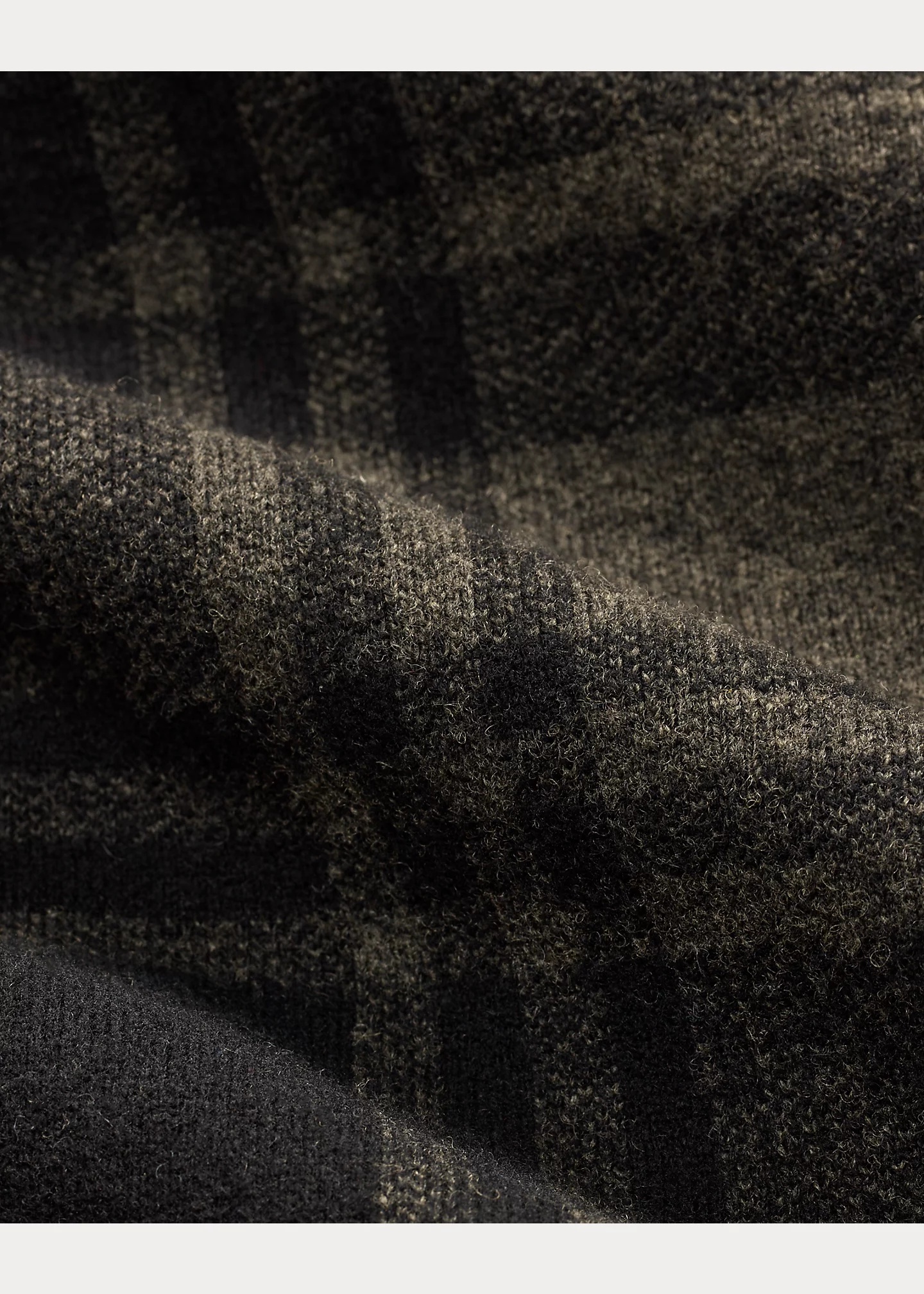 Plaid Wool Jacquard Workshirt Sweater - 5