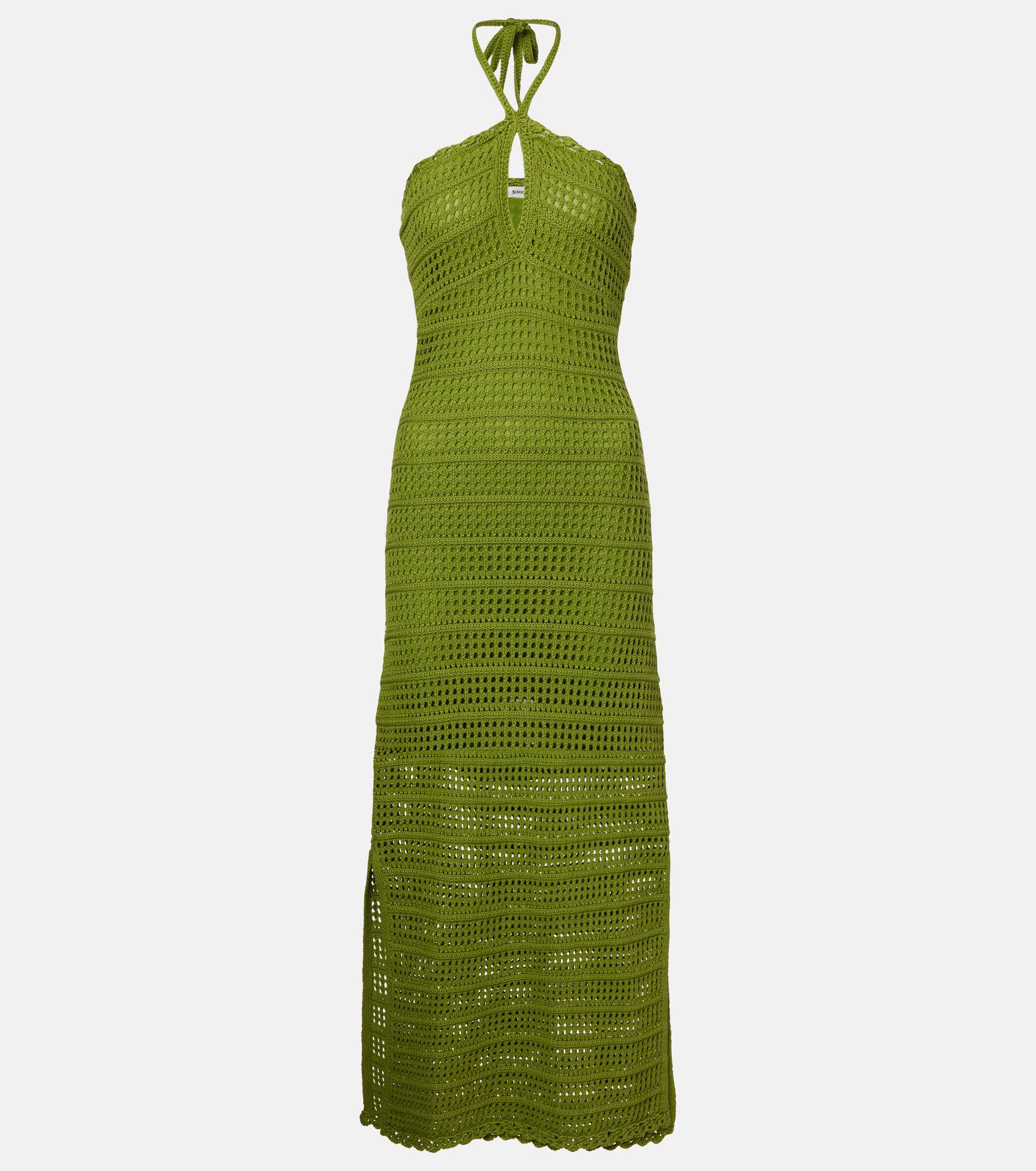 Koah cotton-blend midi dress - 1