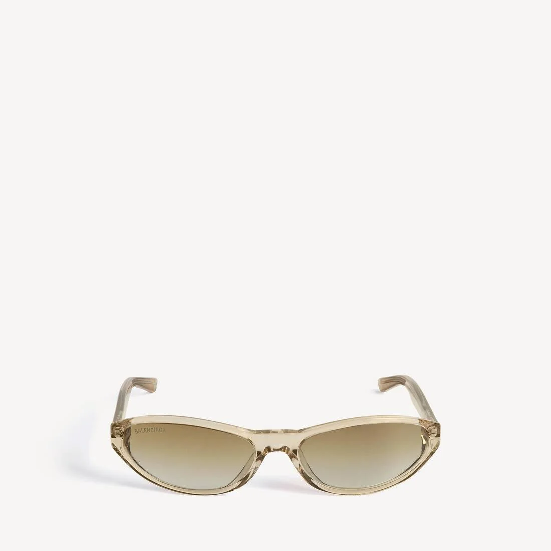 Neo Round Sunglasses in Transparent Beige - 1