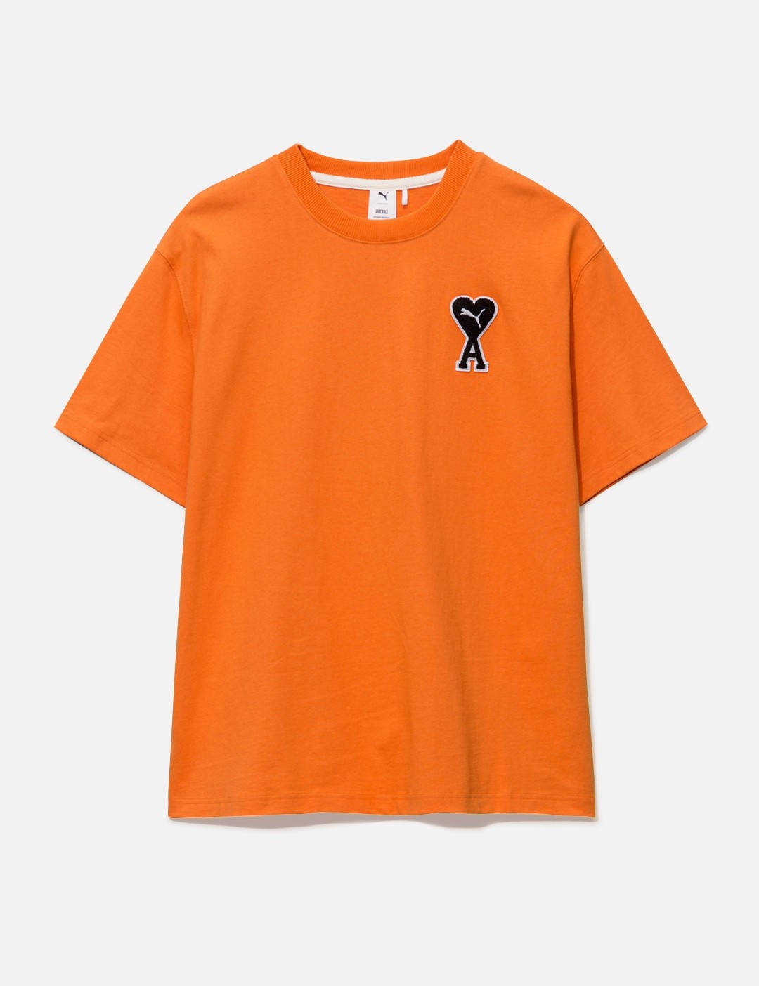 ami✖️puma Tシャツ　オレンジ PUMA PUMA X AMI SHIRT | REVERSIBLE