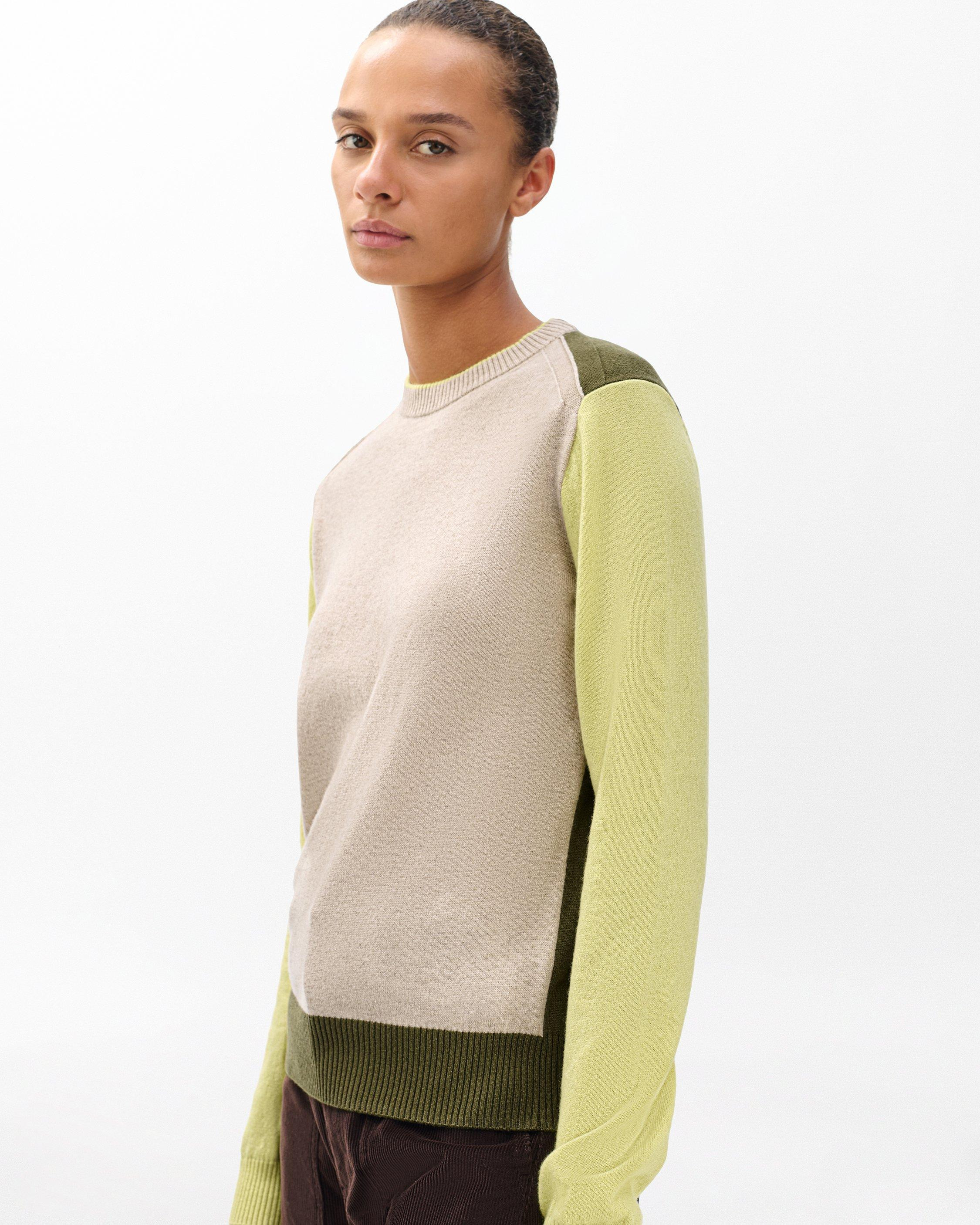 Taron Colorblock Wool Sweater - 4