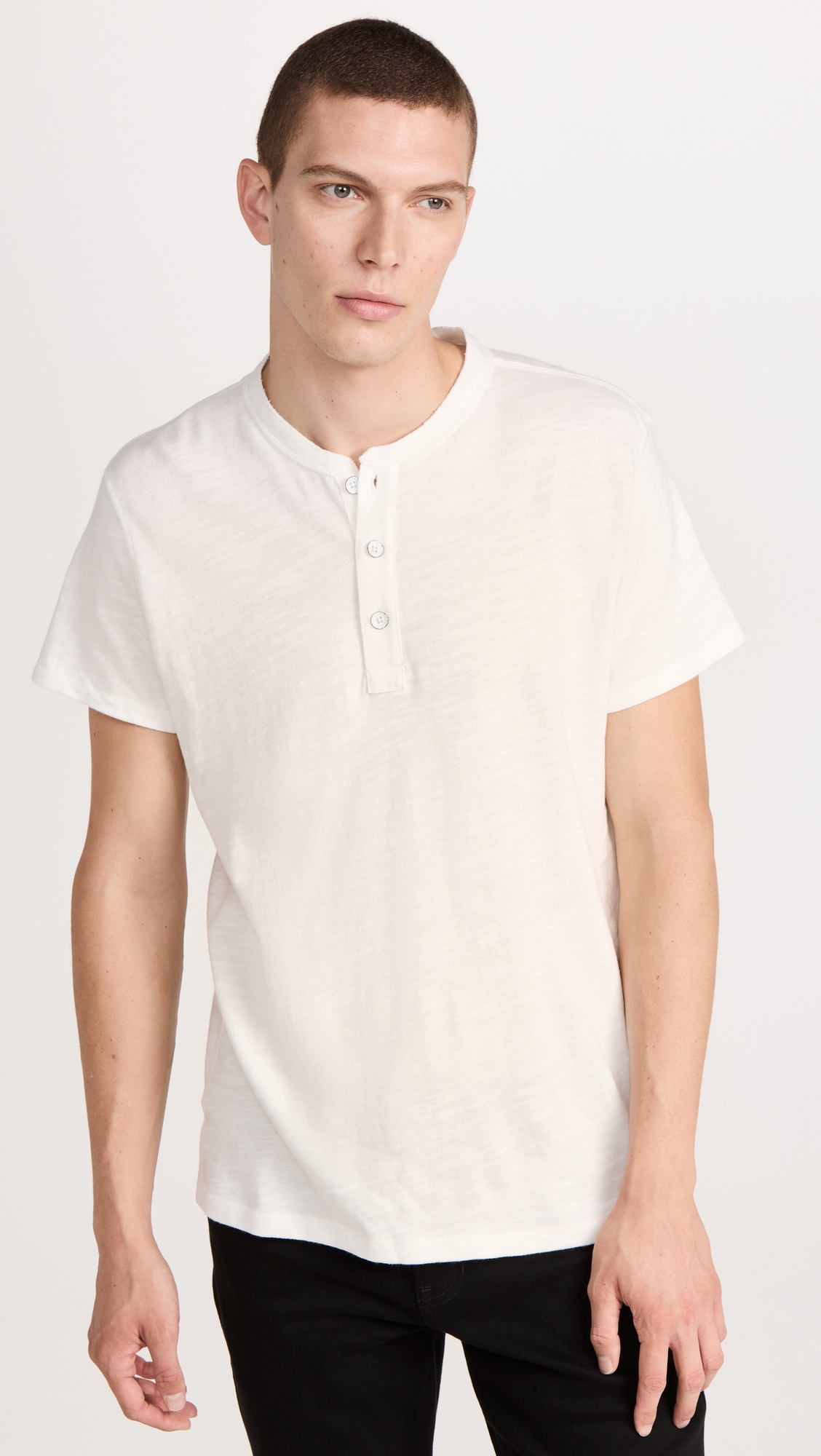 Classic Short Sleeve Henley - 6