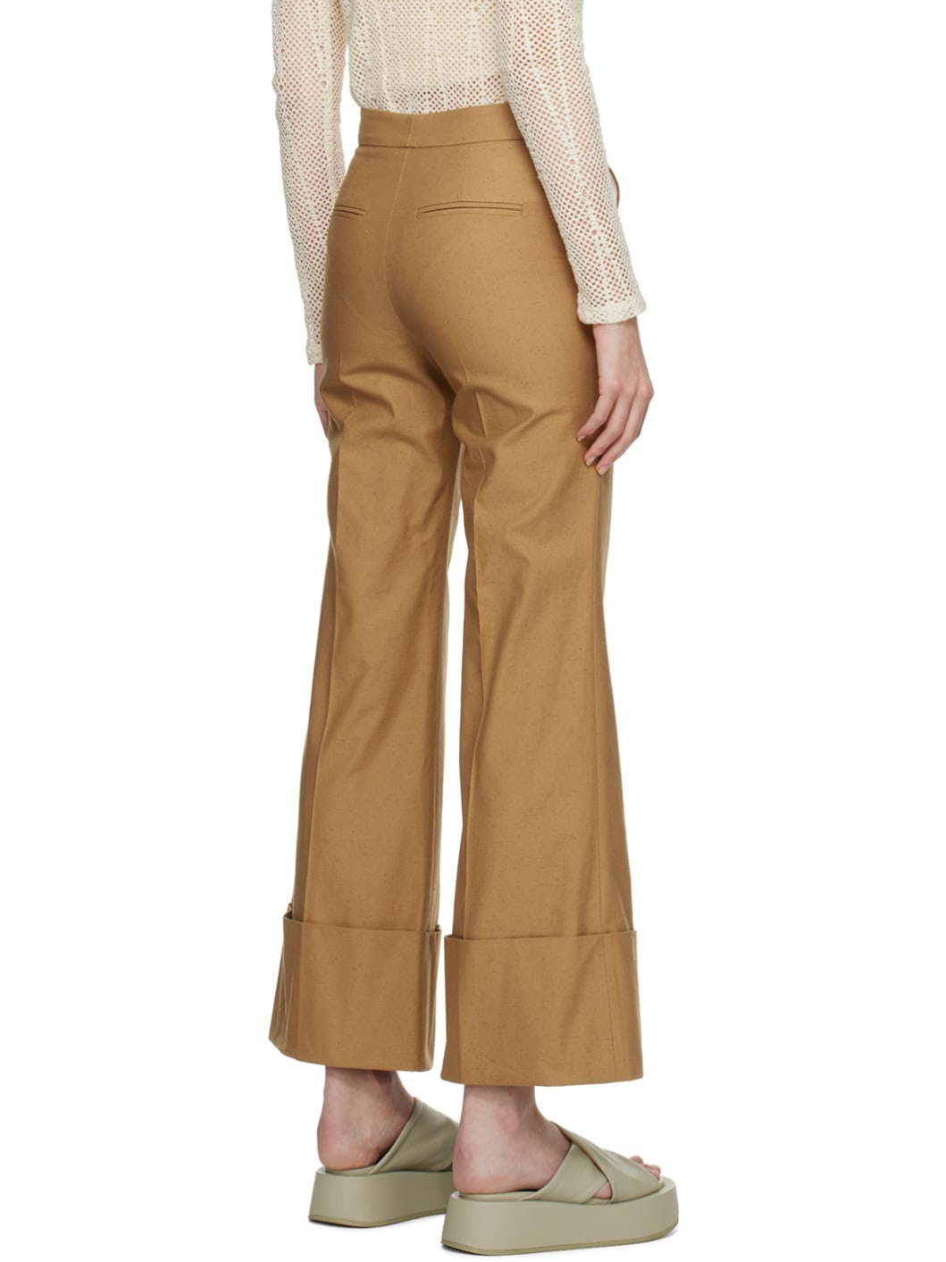 Brown 70s Bohemian Trousers - 3