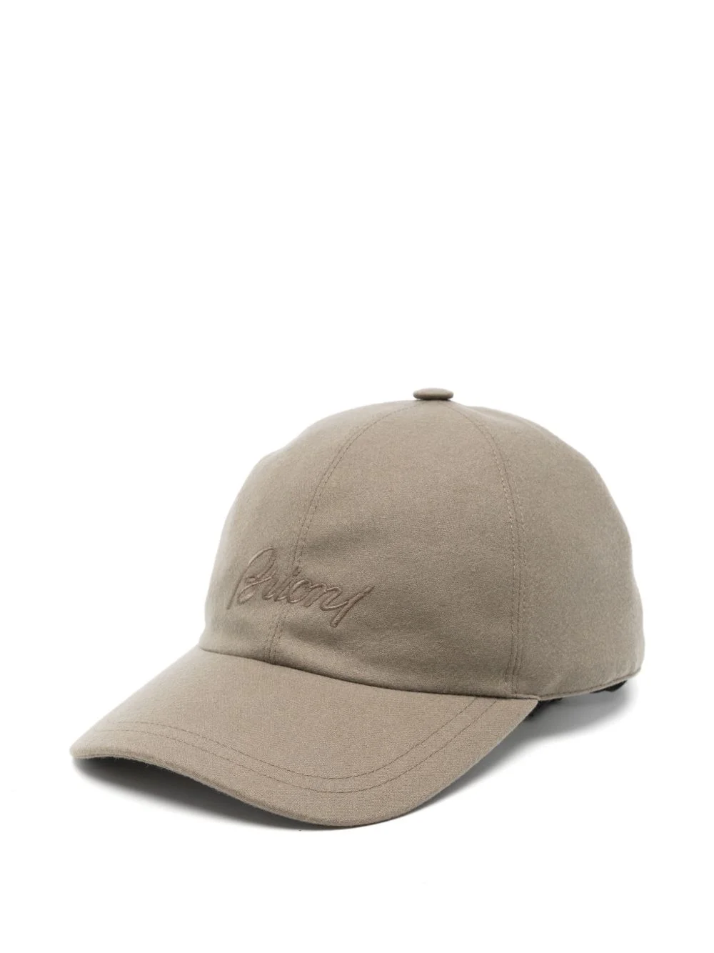 embroidered-logo baseball cap - 1