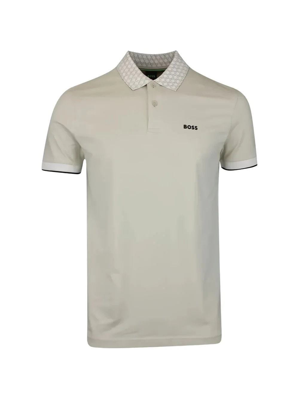 Paddy patterned collar polo shirt - 1