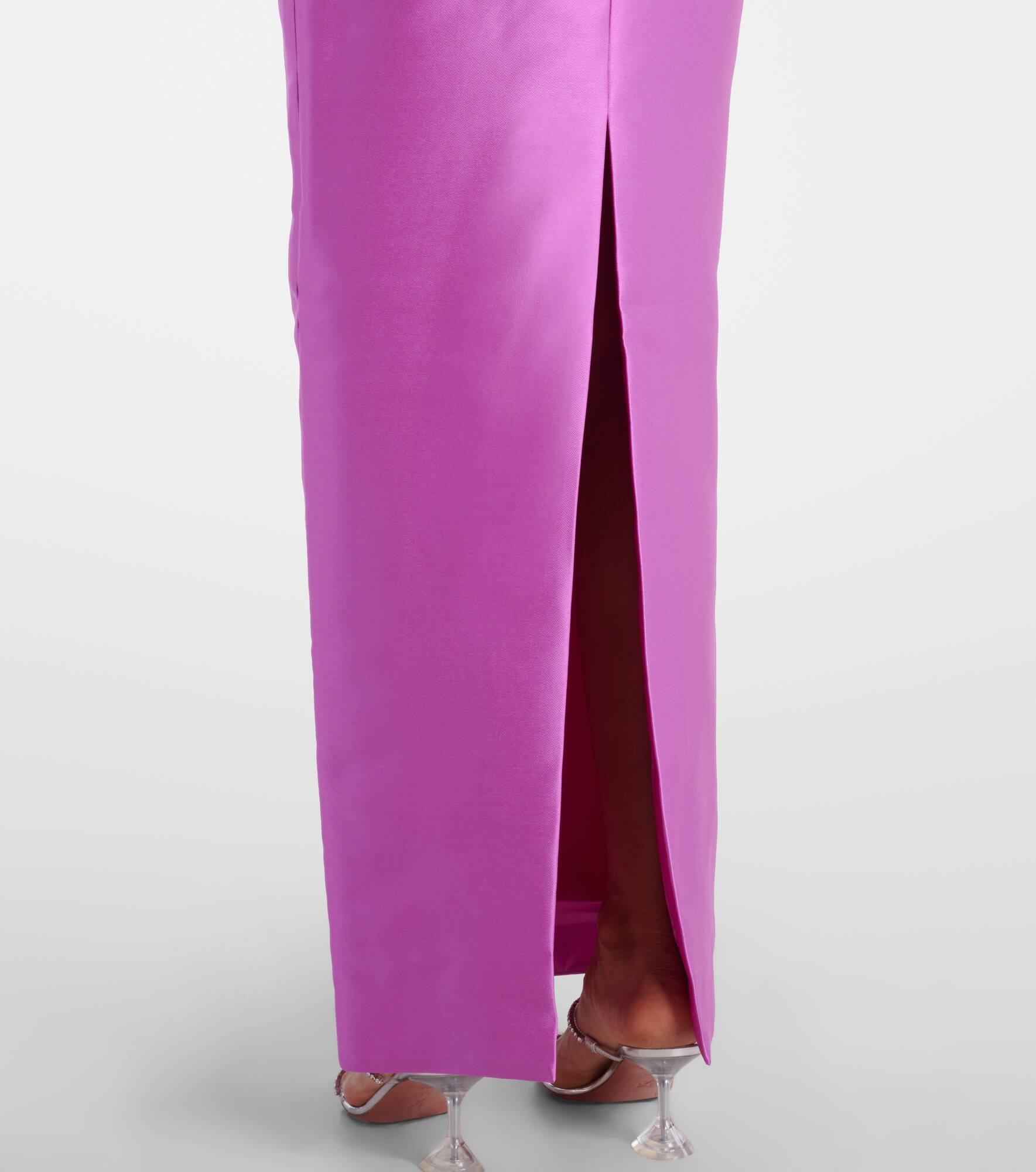 Kira draped satin gown - 5