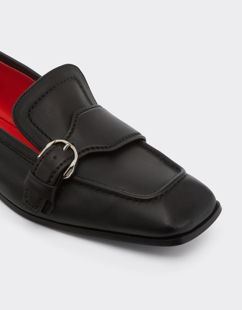 Buffered leather loafers 6