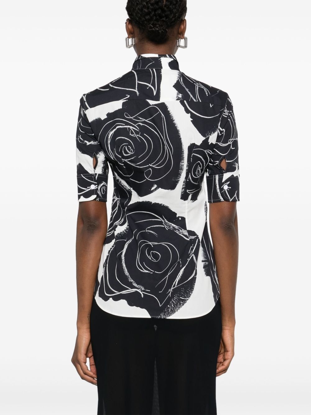 floral-print shirt - 4