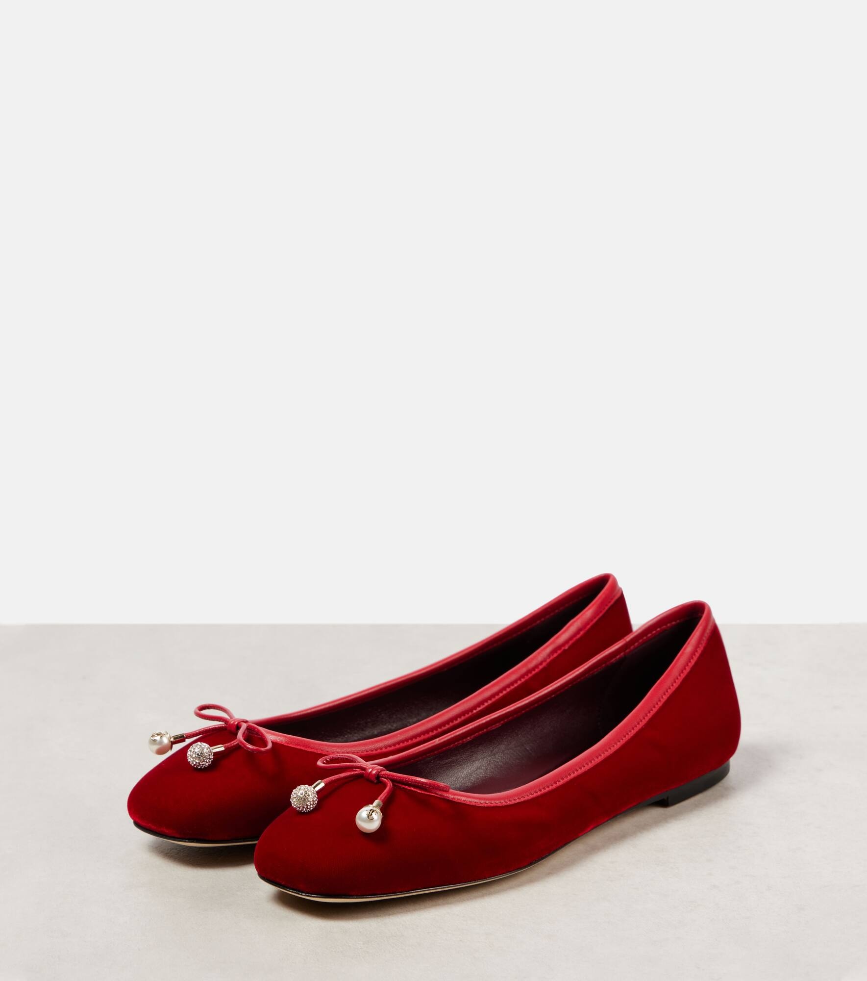 Elme velvet ballet flats - 4