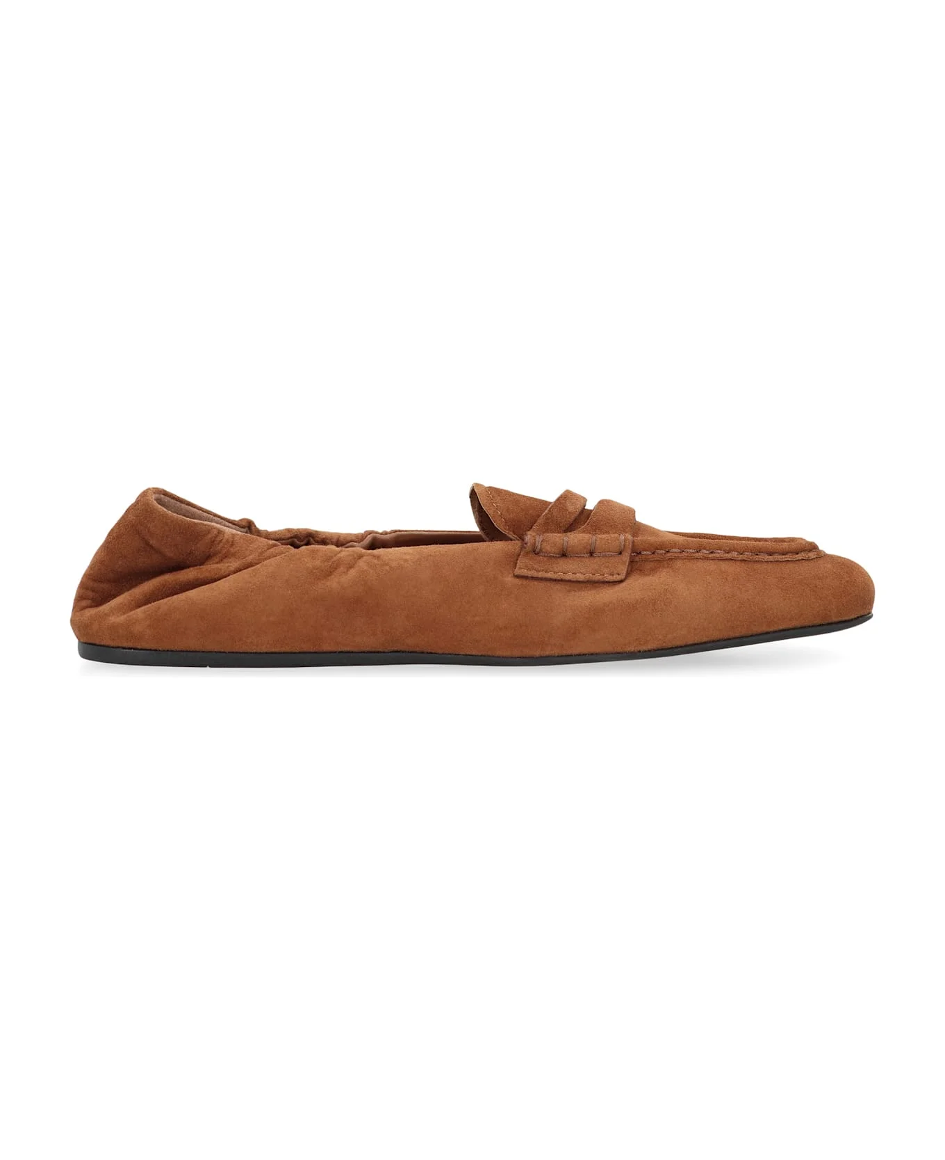 Suede Ruches Loafers - 1