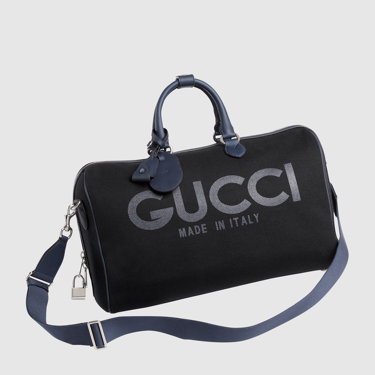 Large duffle bag with Gucci print - 4