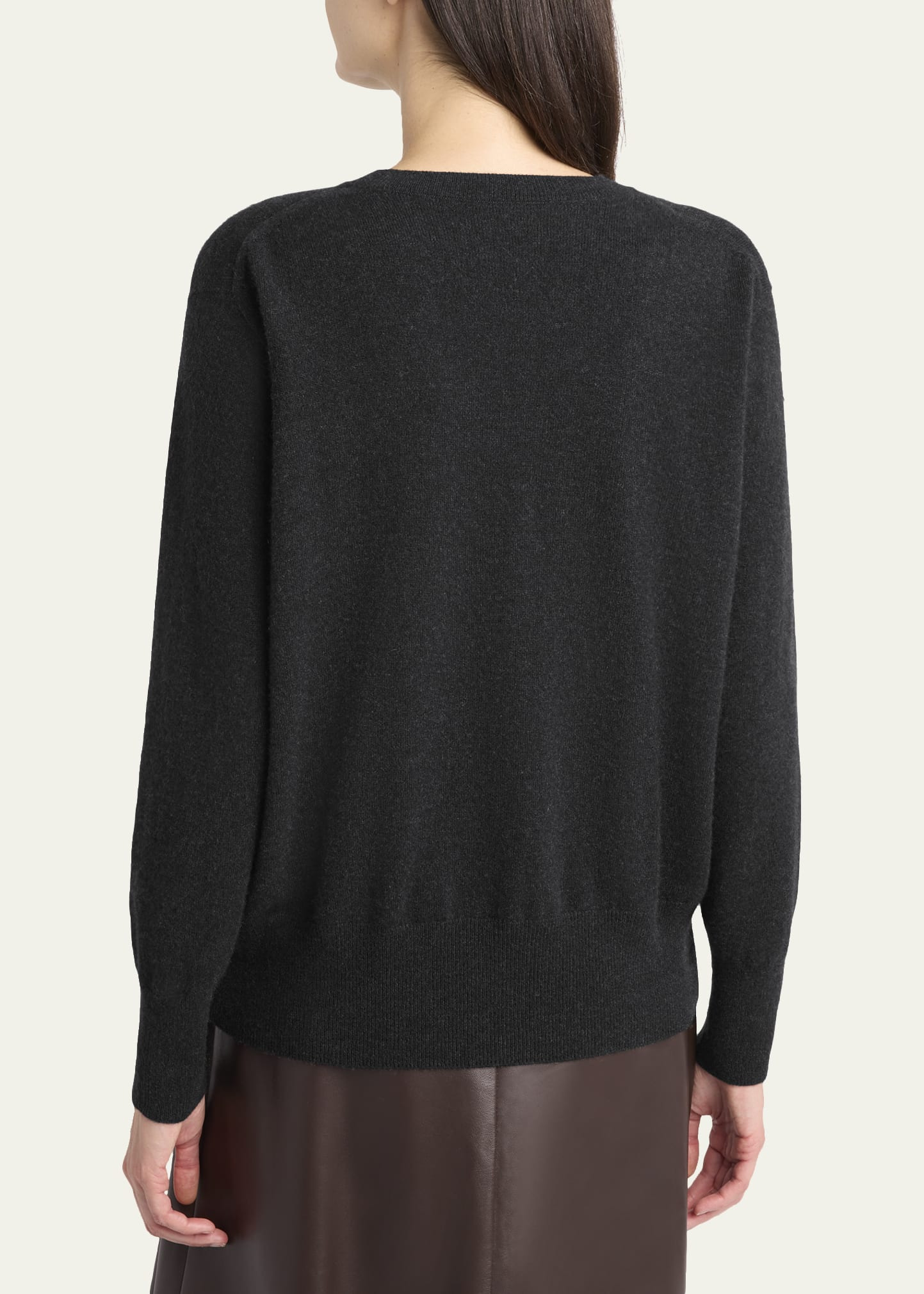 Leilani Cashmere Crewneck Sweater - 3