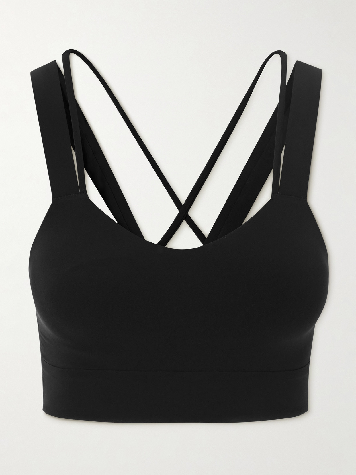 Like A Cloud Ribbed Longline Bra - 1