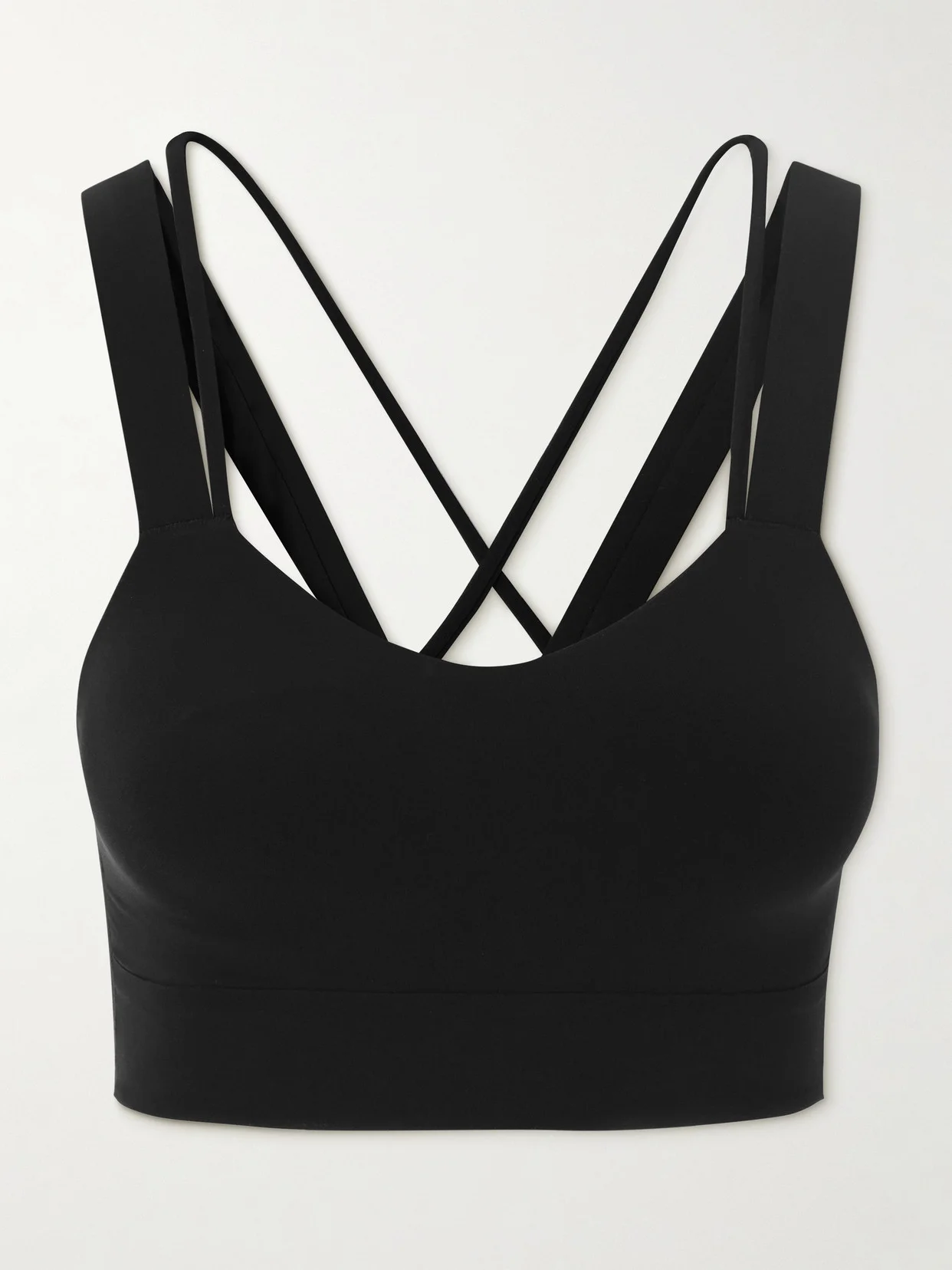 Like A Cloud Ribbed Longline Bra - 1