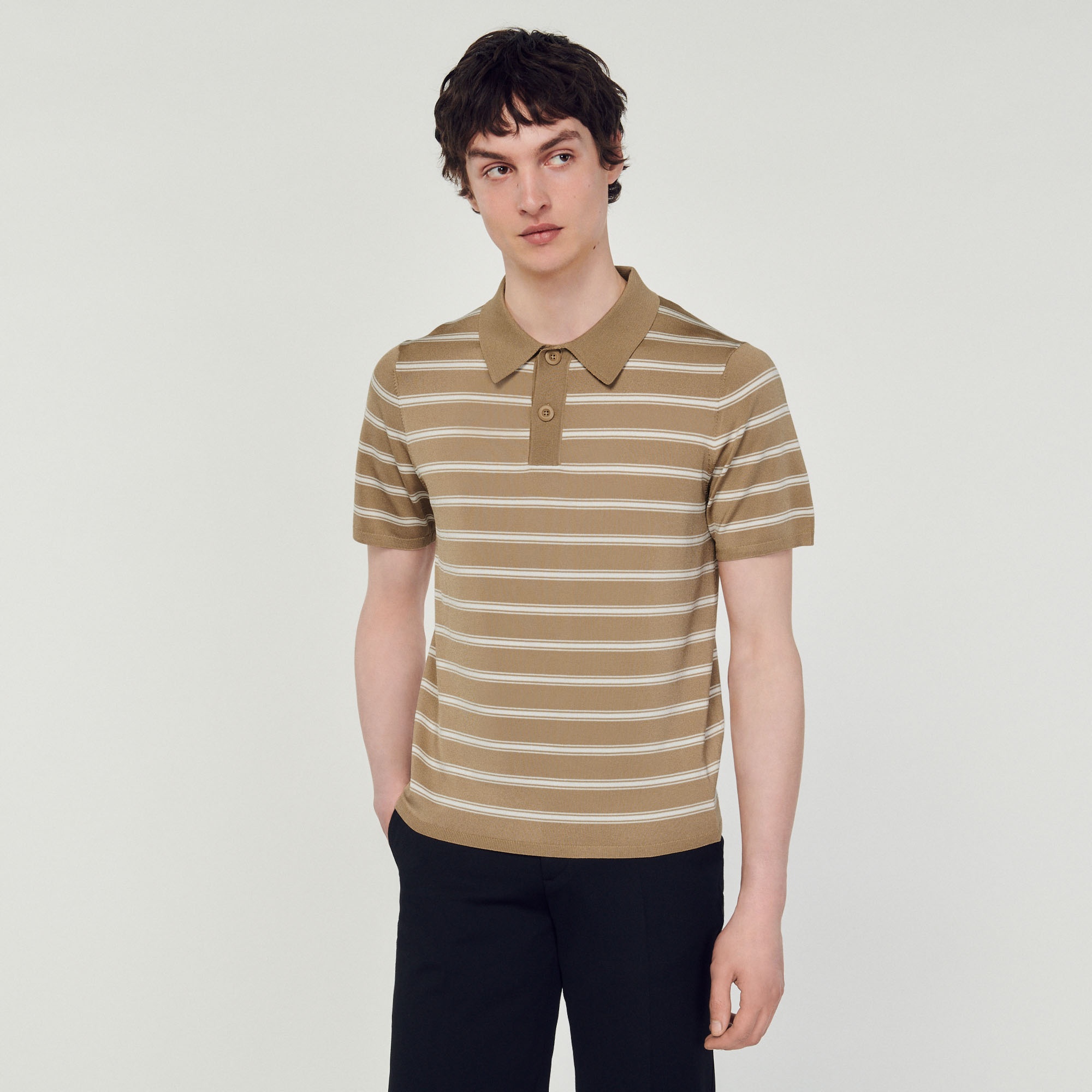 Striped polo shirt - 5