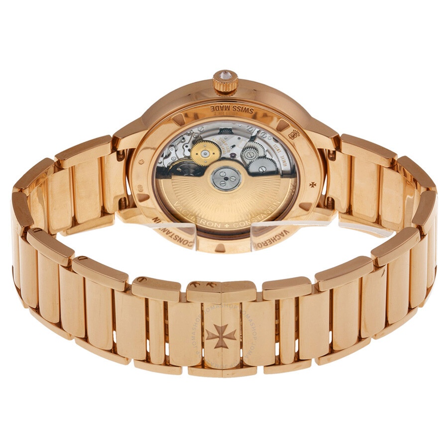 Vacheron Constantin Patrimony Contemporaine Silver Dial 18kt Rose Gold Ladies Watch 85515CA1R-9840 - 3