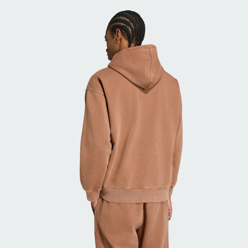 TREFOIL ESSENTIALS WASHED LOOSE HOODIE 3