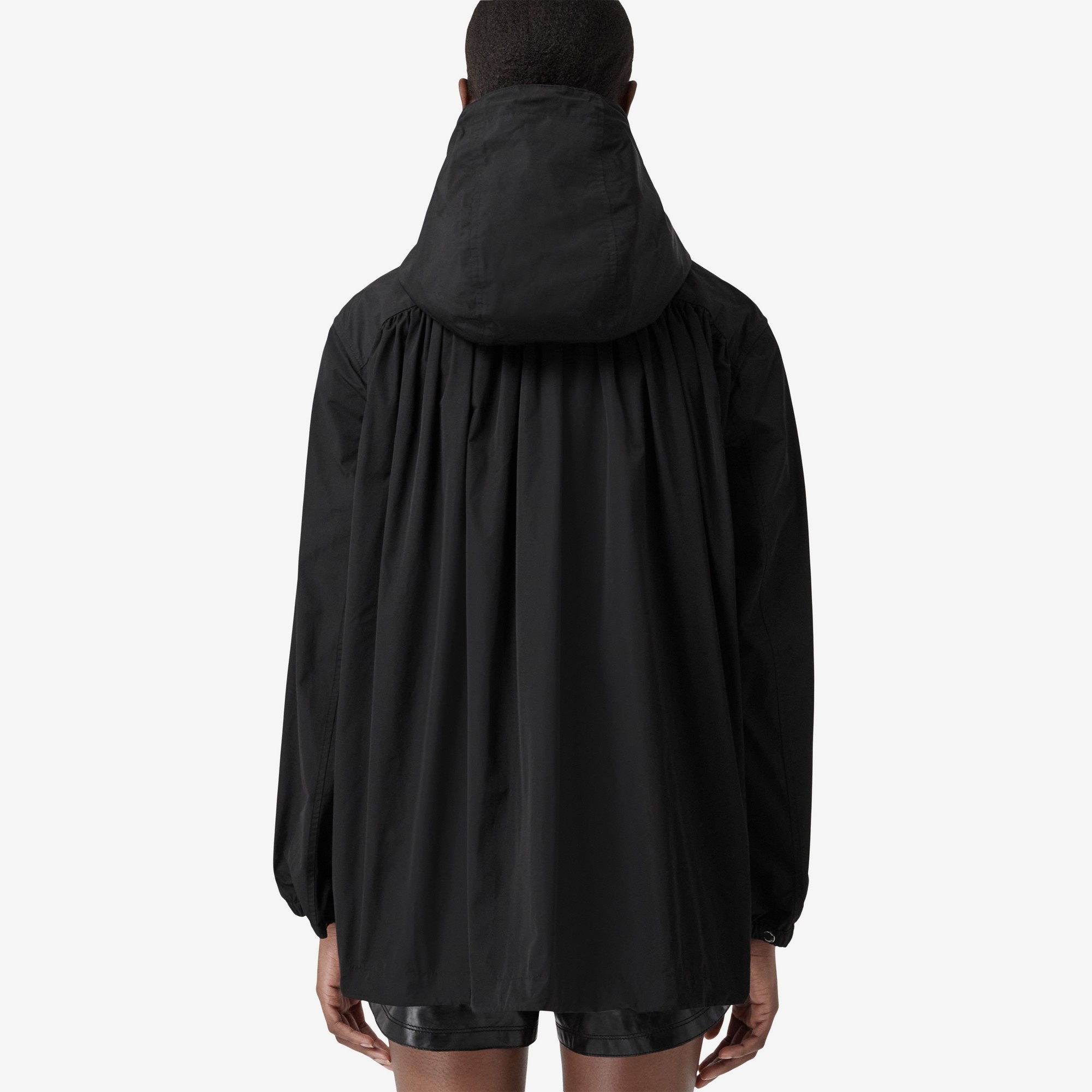 Logo Print Cotton Blend Hooded Jacket - 3