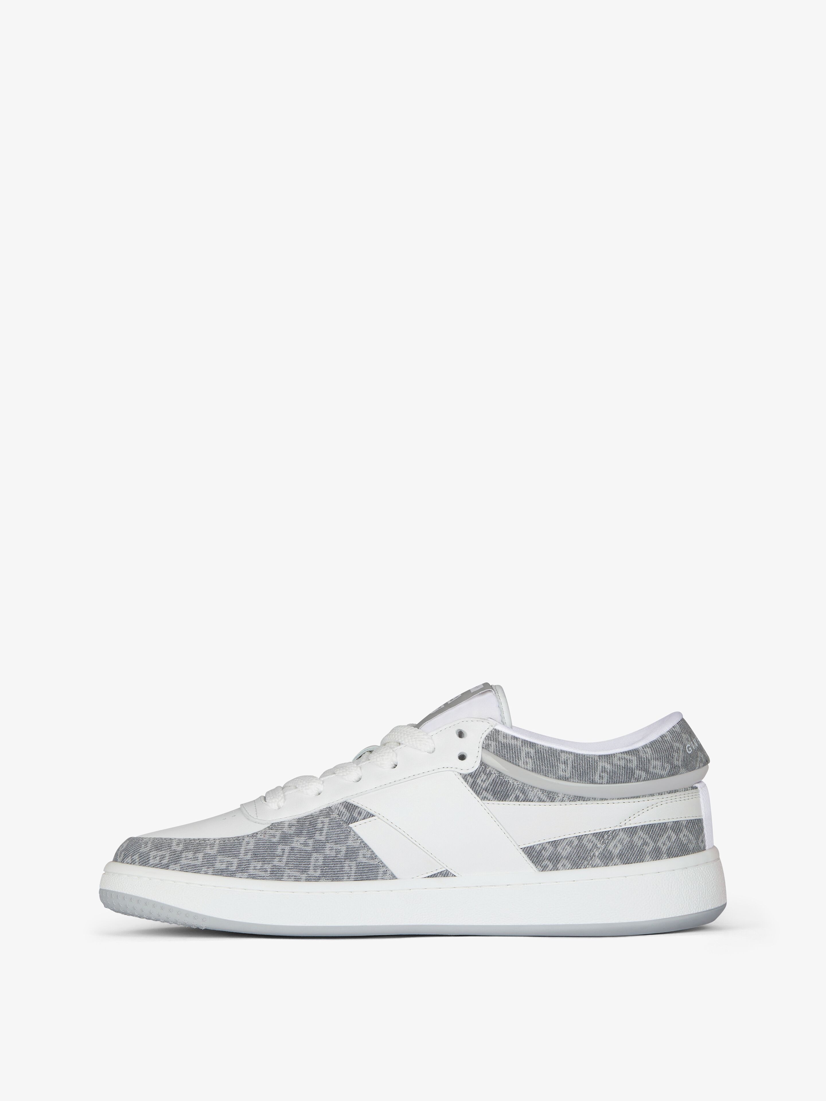 G MOVE SNEAKERS IN MIXED LEATHERS AND DENIM MONOGRAM 72 - 3