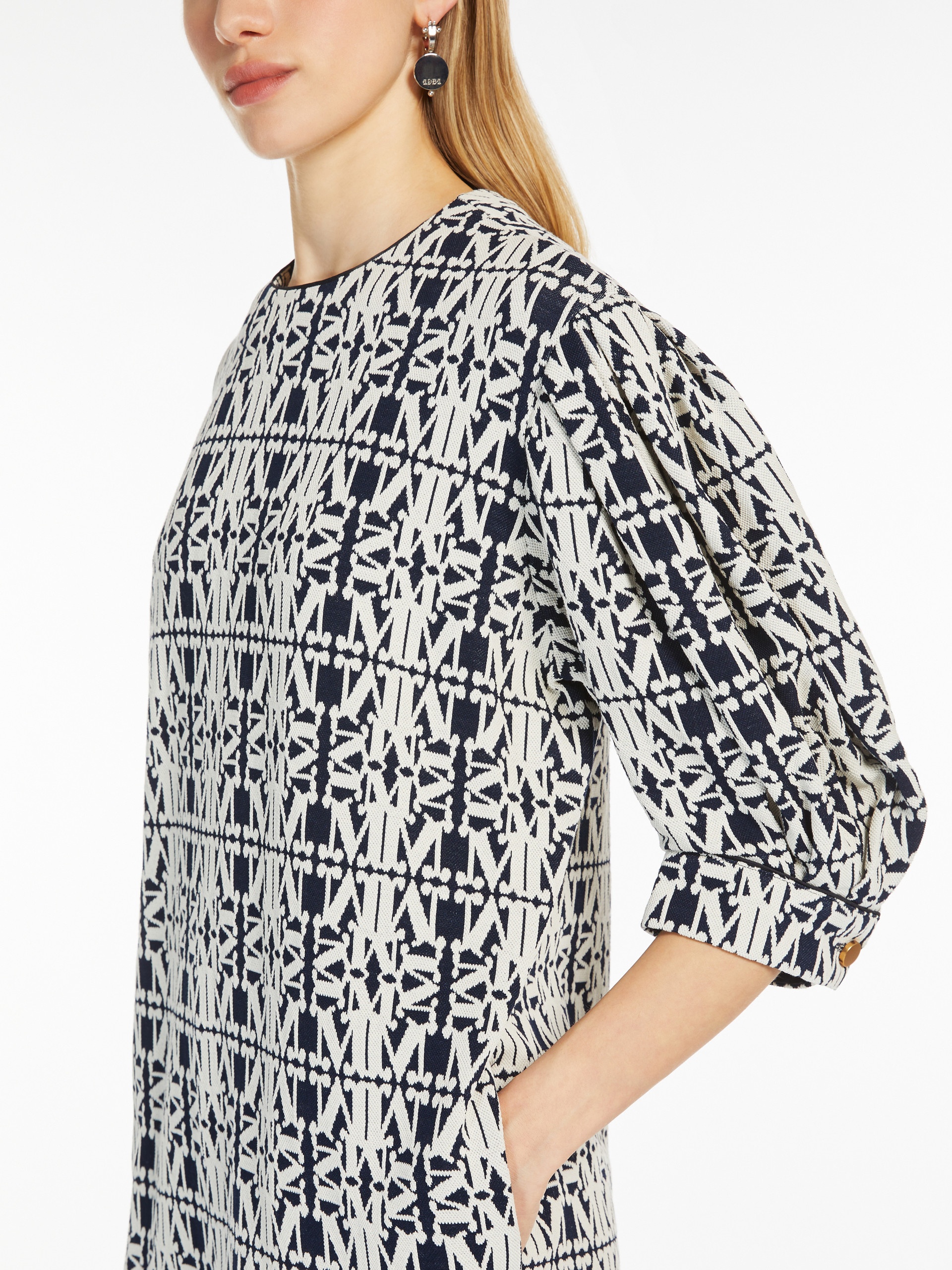 GUSTAVO Jacquard jersey dress - 5