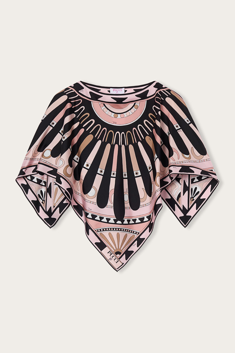 SOLEIL PRINT SILK BLOUSE 1