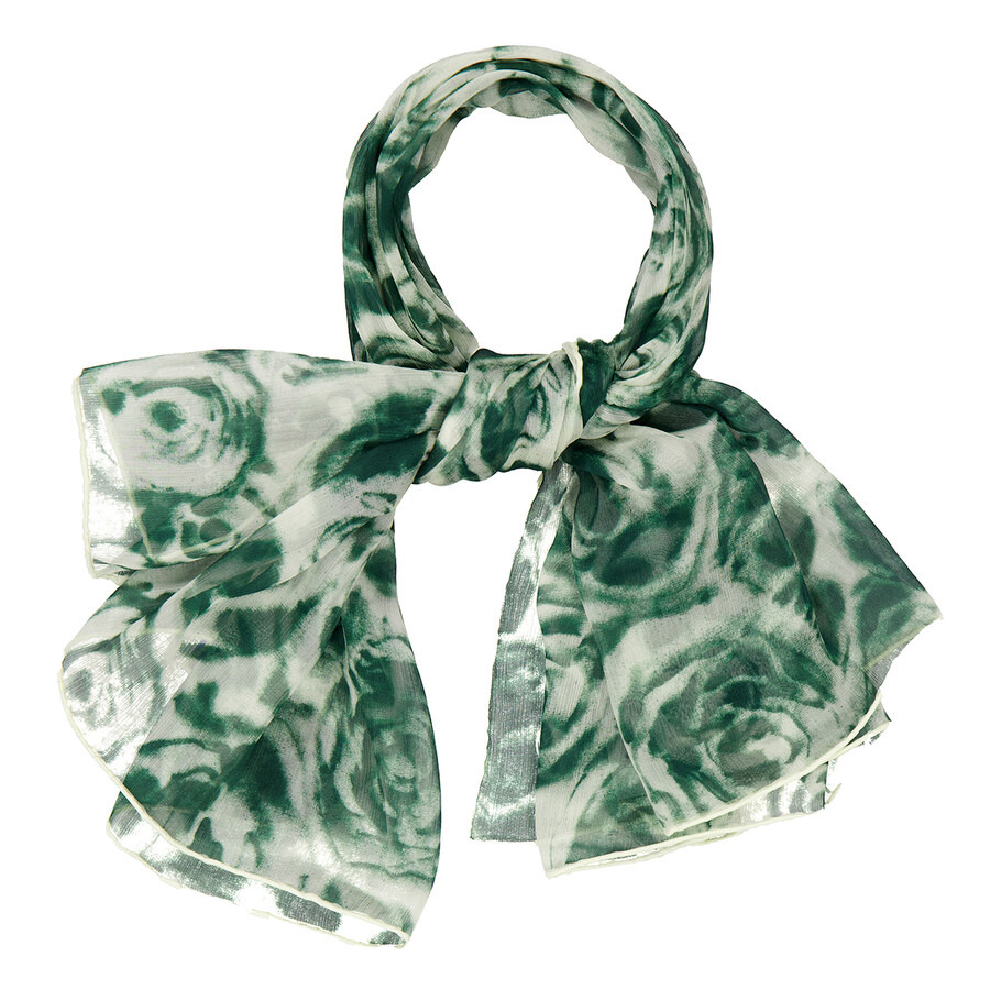 Burberry Water Rose Silk Square Scarf - 5