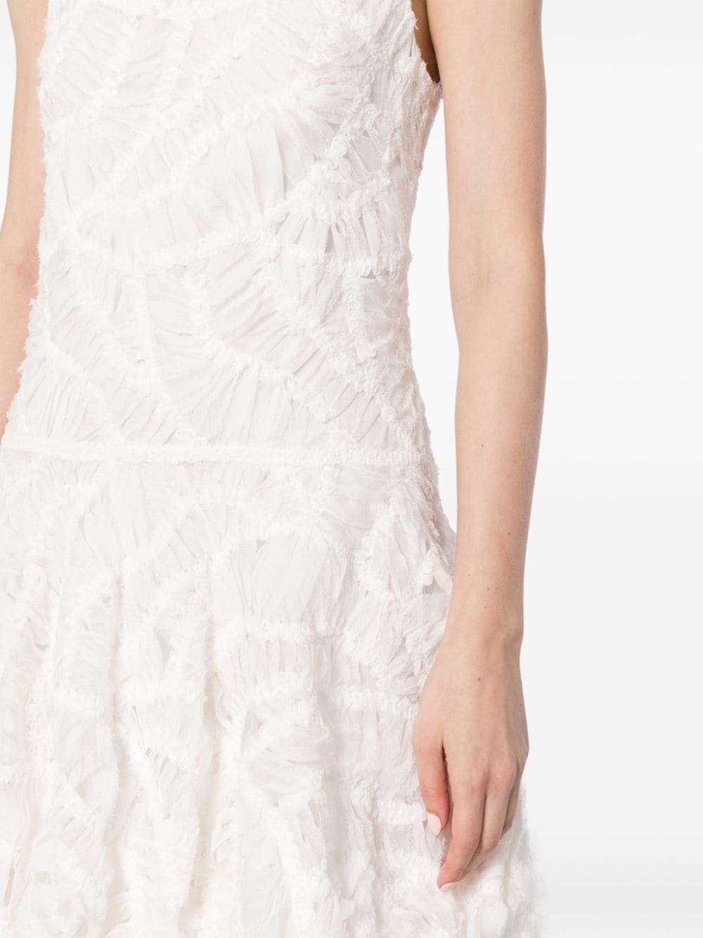 Vallan ruffle-detail minidress - 5