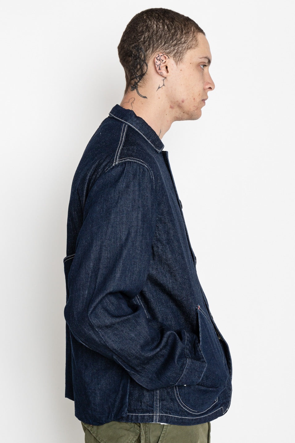 12oz Denim x 8oz Denim Ringoman Coverall - 6