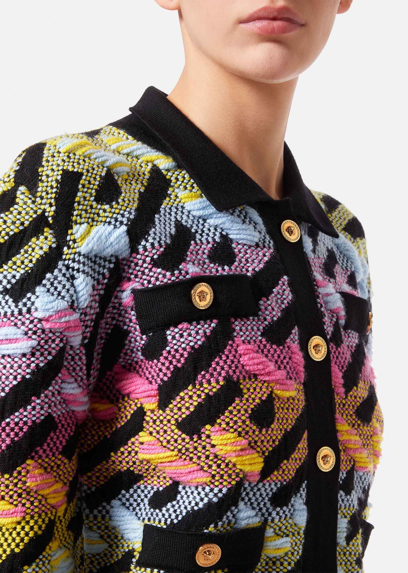 La Greca Knit Cardigan - 5