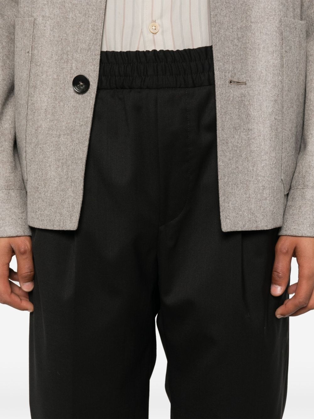 tapered track pants - 5