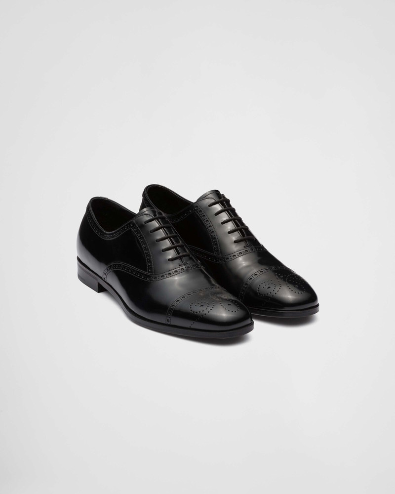 Brushed Leather Oxford Shoes 2