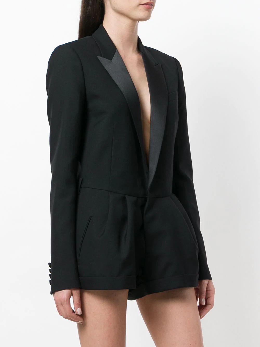 tailored fitted playsuit - 3