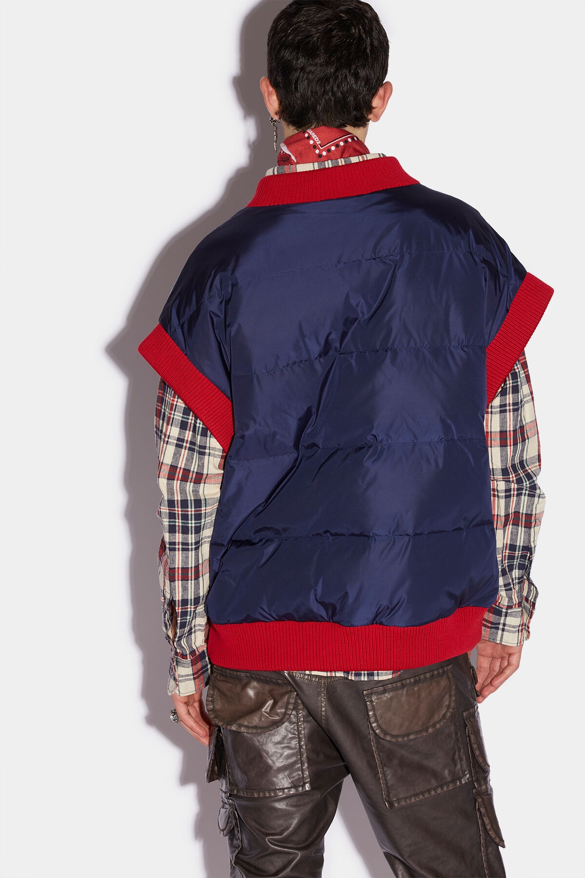 ARGYLE PUFFER VEST - 3