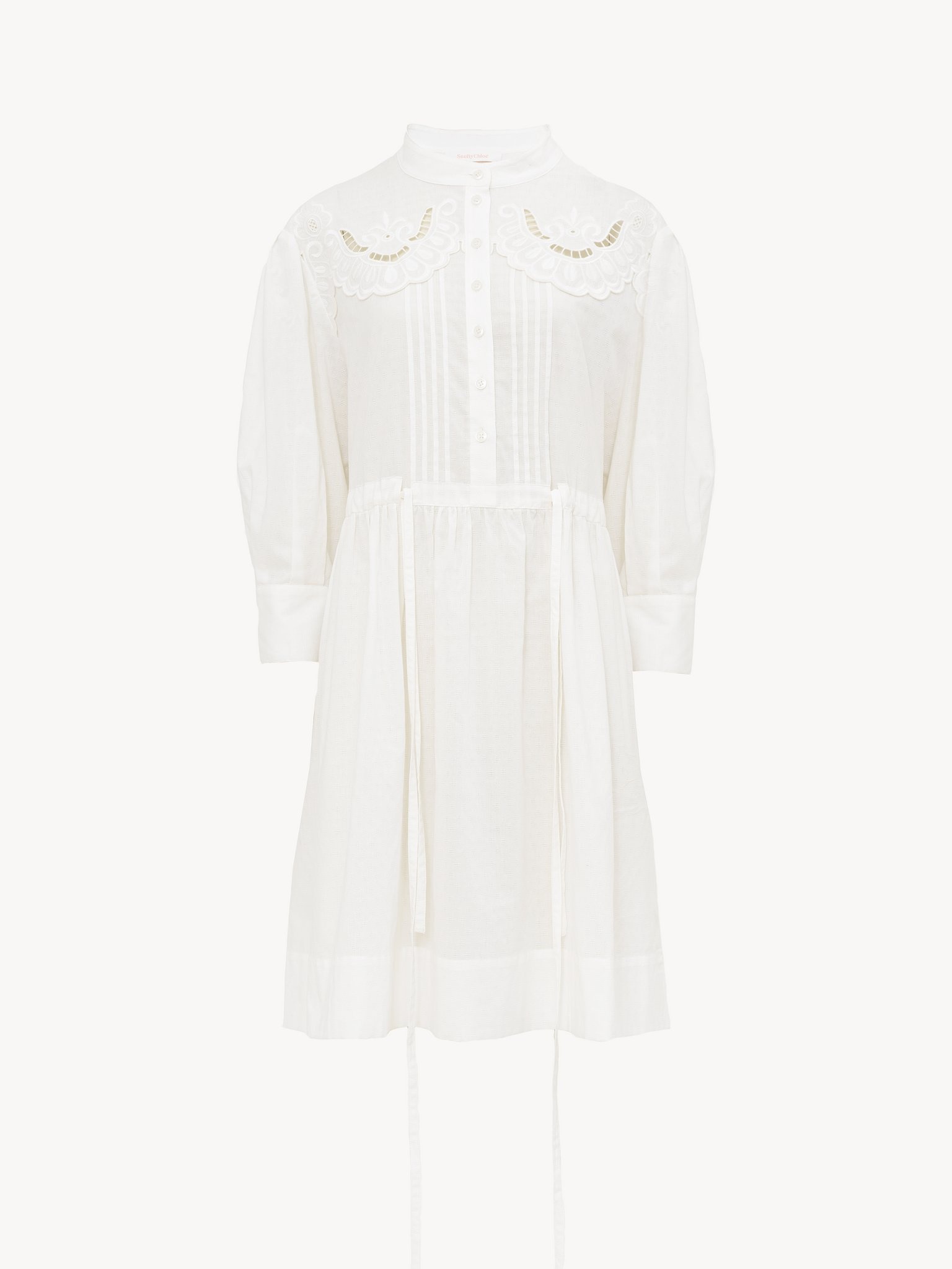 EMBROIDERED SHIRT DRESS - 4