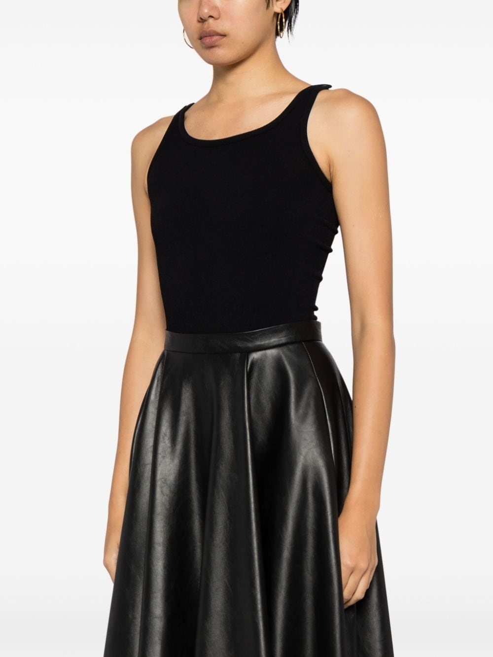 scoop-neck sleeveless bodysuit - 3