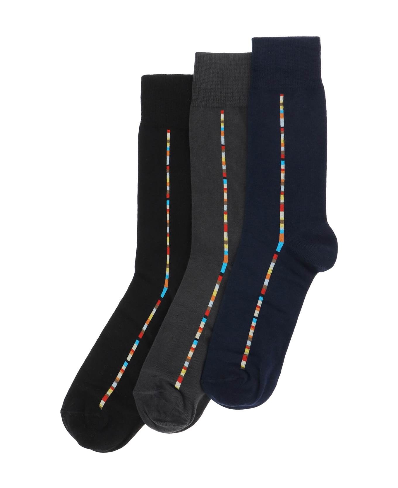 Central Signature Stripe Socks - 2